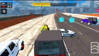 Euro CoachCity Cars Parking Game: Convertible Car Drive on Platforms Levels 55-70 - Android gameplay screenshot 3