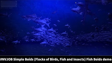 Unityおすすめ無料アセット #NVJOB Simple Boids (Flocks of Birds, Fish and Insects)