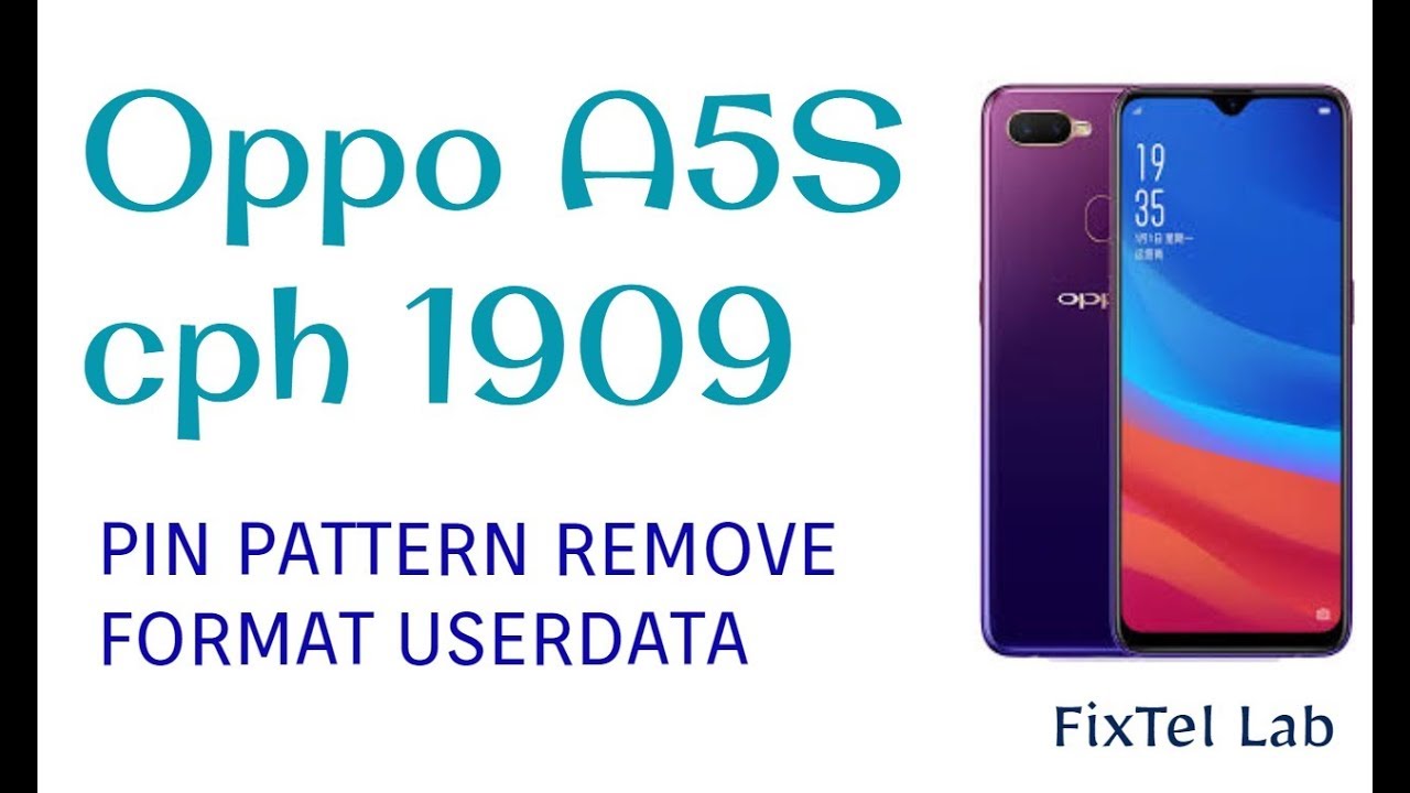 oppo a5s pin pattern unlock by mrt 100% work