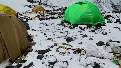 Mount Everest, the high-altitude dumpster
