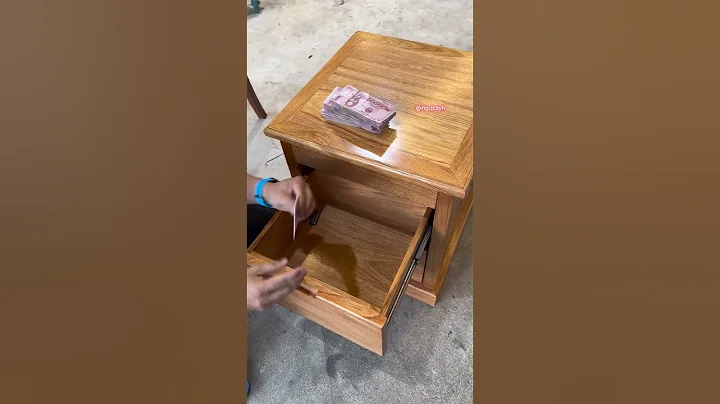 Wooden furniture creation with amazing hidden compartment #furniture #woodworking #diy #asmr
