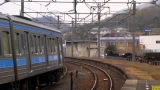 【JR四国】121系発車&6000系到着@国分