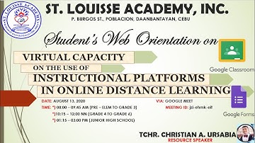 SLA TUTORIAL VIDEO | GOOGLE CLASSROOM AND GOOGLE FORMS AS EVALUATION TOOL.