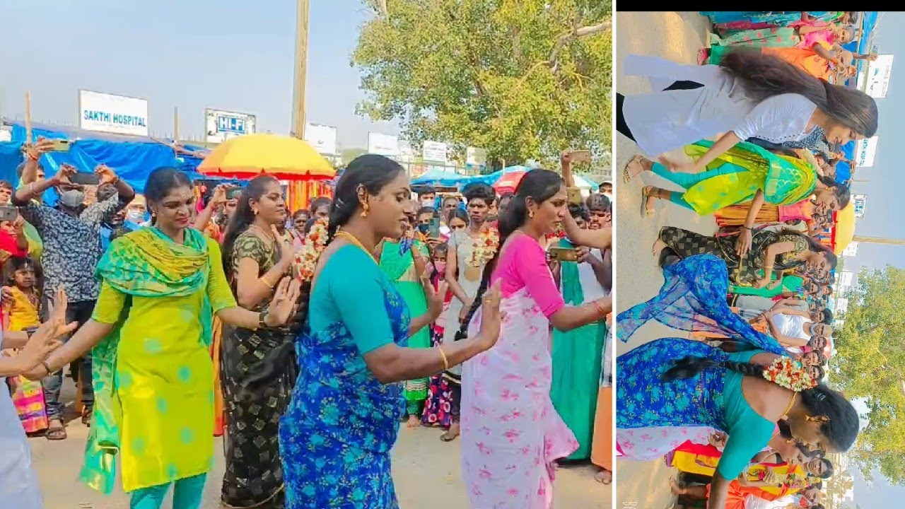 பழனிக்கு காவடி குழுவுடன் சென்ற கோவைமீரா