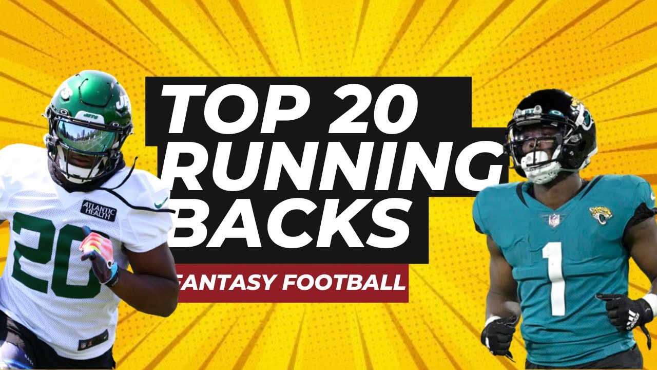 Fantasy Football Top 20 Running Back Rankings YouTube