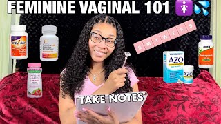 FEMININE VAGINAL HYGIENE 101 | HOW TO SMELL ODOR FREE | DAILY VITAMINS | PH BALANCE TIPS