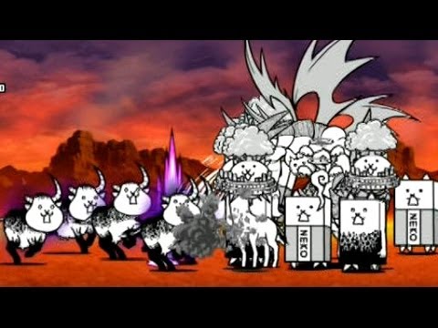 ヘッドシェイカー 非課金キャラ5種のみ・アイテム無し攻略 狂乱のウシ降臨【にゃんこ大戦争】 - YouTube