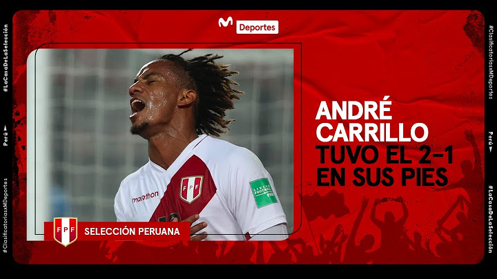 PERÚ vs URUGUAY [1-1]: André Carrillo casi anota el triunfo de Perú | ELIMINATORIAS QATAR 2022