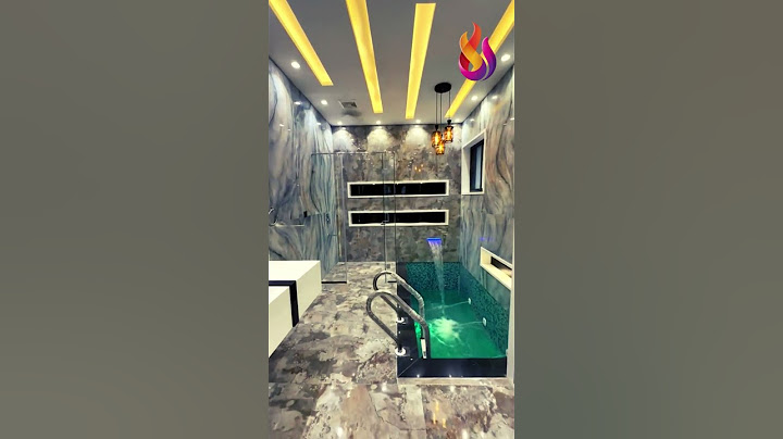beautiful water shower in a house |waterfall design| zara #house #waterfall  #shorts