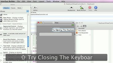 iPhone SDK Tutorial - Dismissing A Keyboard