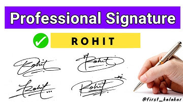 Rohit name signature style | Rohit signature style | R letter signature style | R signature