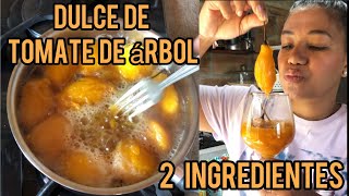 Cómo hacer dulce de tomate de árbol  con 2 ingredientes / colita de ratón