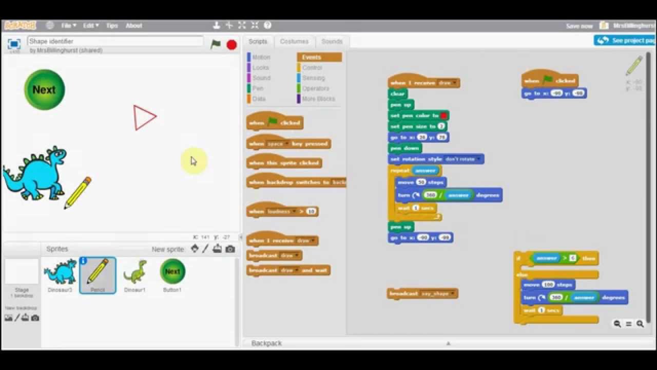 Drawing Shapes Dynamically With Scratch Tutorial - YouTube