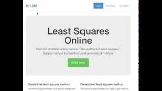 least squares online