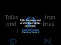 Talks between Iran and United States cancelled