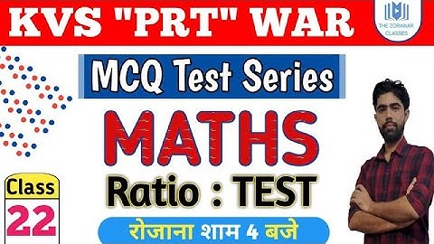 #KVS_Maths_FREE_MCQ_Test_Series | अब से Exam तक  | Ratio & Proportion : TEST|  By Satyam Sir