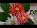 How to make Gerbera Daisy flowerBy:Bhanu’s