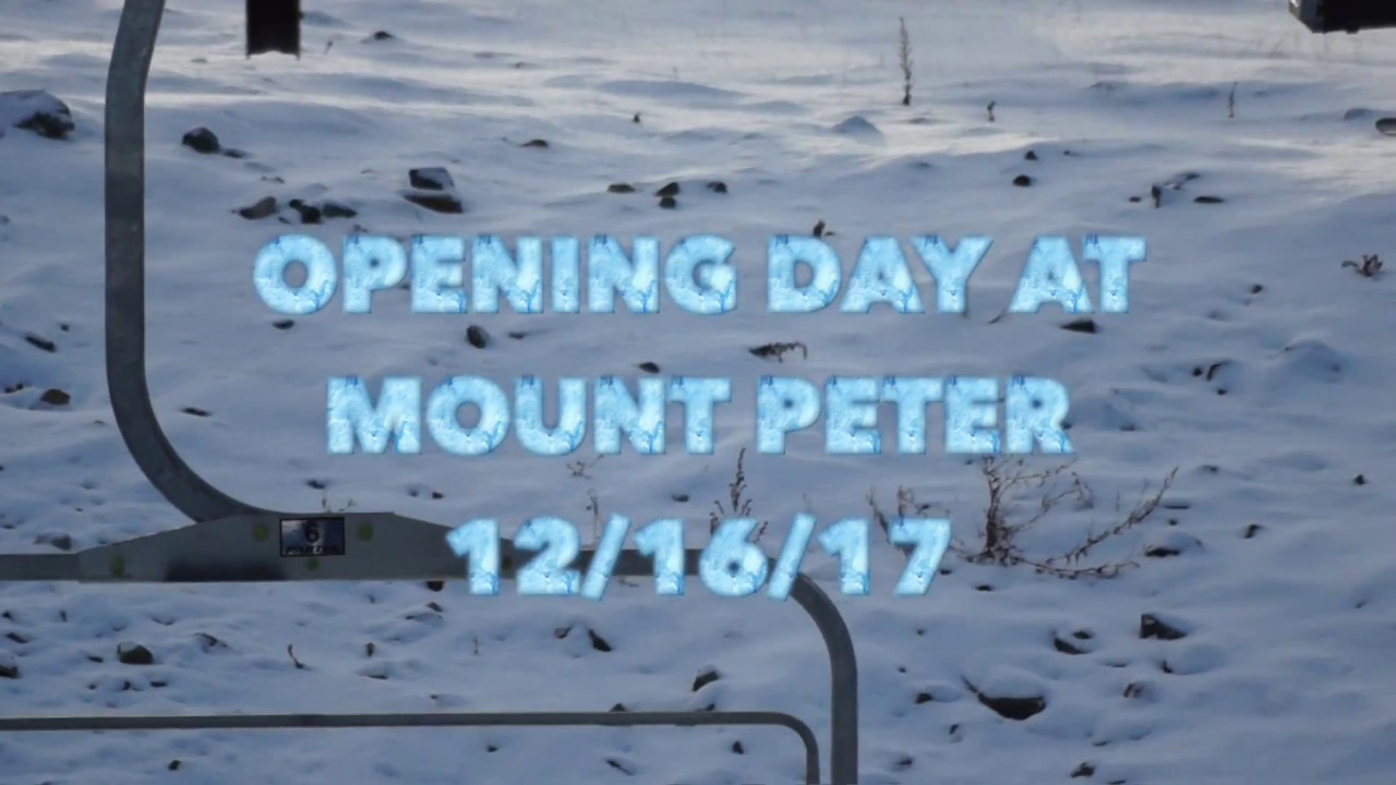 Making Snow at Mount Peter