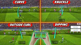 How to perform all types of free kick efootball 2023 | All free kicks tutorial efootball 2023