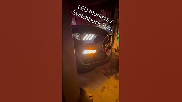 LED Front markers & Switchback Turn Signals ‘22 GT500 #diodedynamics