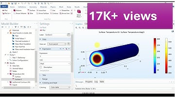 Heat Loss through an Insulated Steam Pipe COMSOL Simulation Tutorial