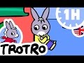 TROTRO ENGLISH - 🎯1 hour - Compilation #04🎮 - Trotro play with his feet