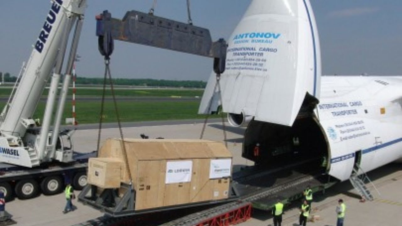 Перевозка моногруза 80 тонн на Ан-124 Руслан. Хельсинки - Нджамена, Чад.