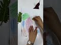 Leaf rubbing  activity for kids