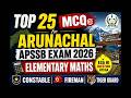 🔥 APSSB 2026 Maths PYQ Pattern | Top 25 MCQ That Can Come in Exam | Arunachal Special