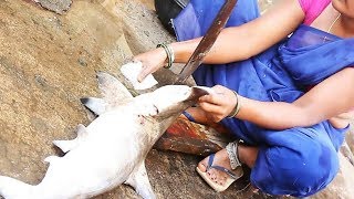 Live Fish Cutting By Women Amazing Fillet & Slicing Fish On Fish Market 2020