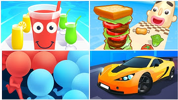 Shape-shifting | Sandwich Runner - All Level Gameplay Android,iOS - NEW APK UPDATE