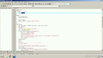 Praktik Coding Aplikasi ATM Sederhana dengan Dev C++