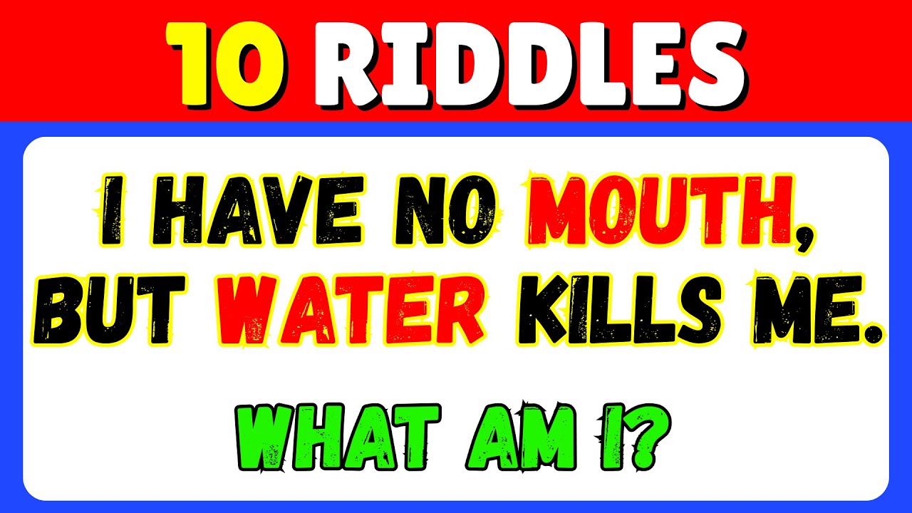 10 Tricky Riddles for Adults With Answers to Test Your Smarts!! Can You Solve These 10 FUN RIDDLES?