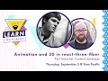 Animation and 3D in react-three-fiber (with Paul Henschel) — Learn With Jason