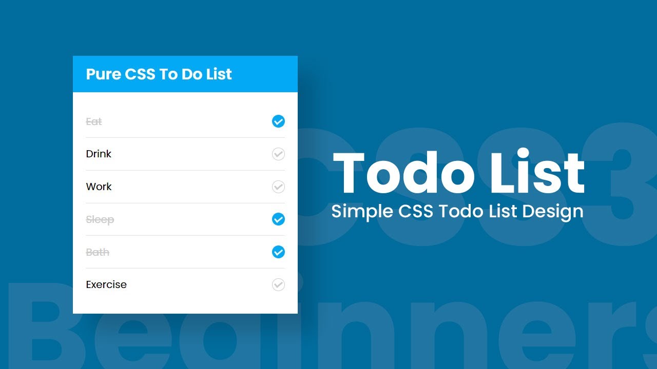 free todo list template