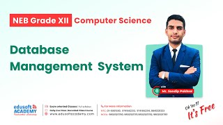 Database Management  System  By Sandip Sir  | Accounting for NEB Grade 12 | Edusoft Academy screenshot 1