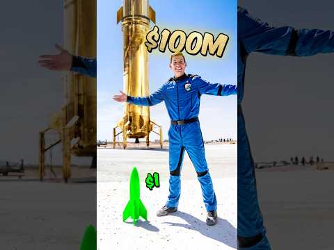 $1 vs $100,000,000 Rocket 🚀