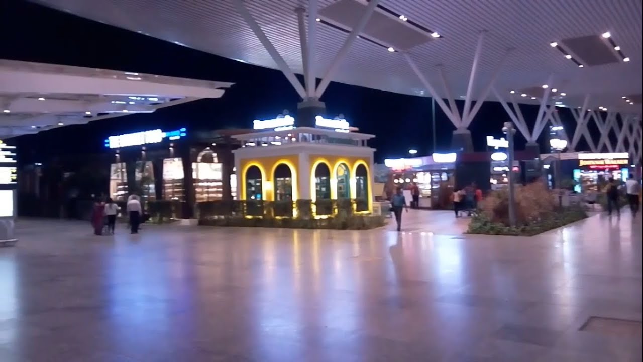 Bangalore Airport Night View YouTube