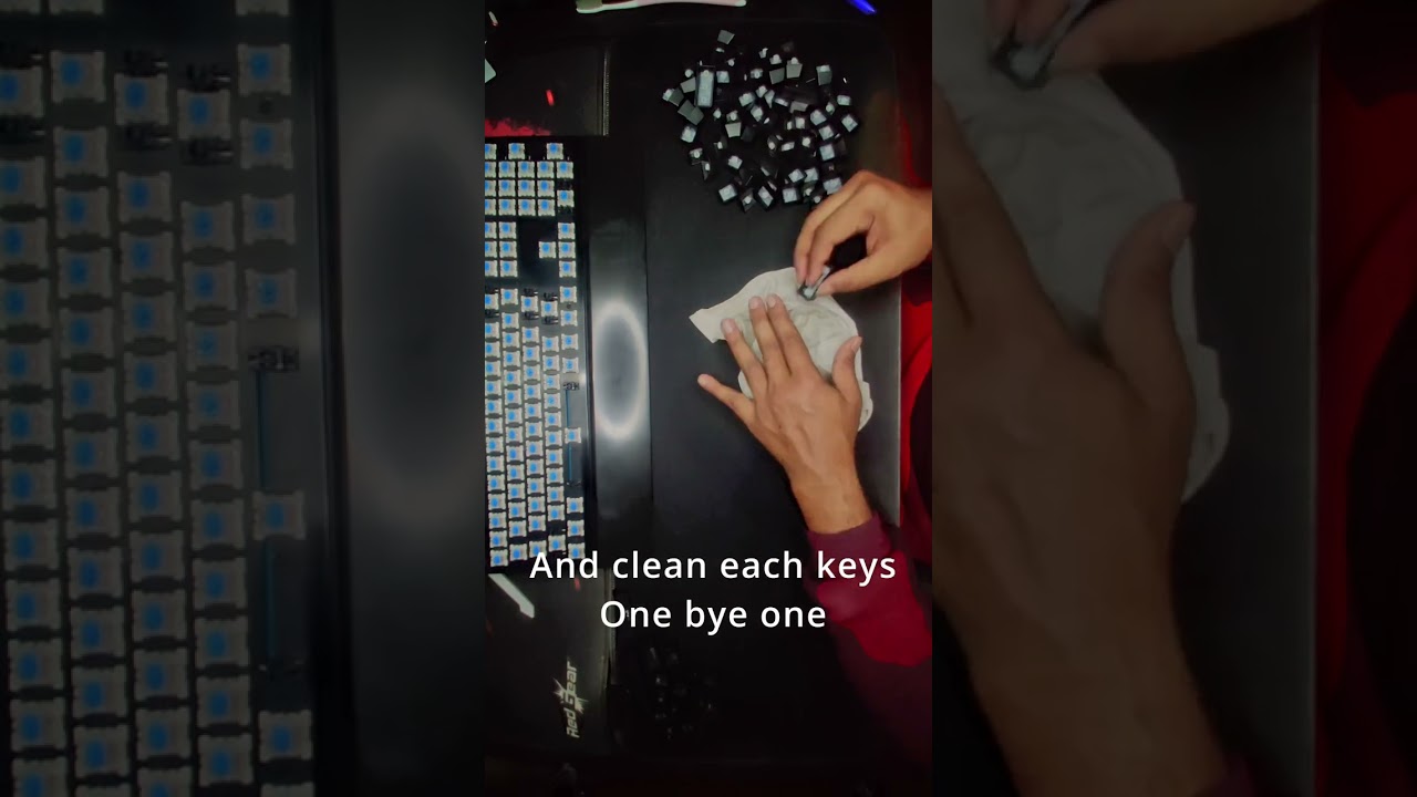 How To Clean Mechanical Keyboard | Mechanical Keyboard | CosmicByte | Blue Switch
