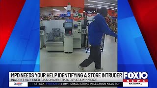 MPD asking for help identifying store intruder