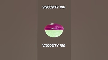 Viscosity Comparison | Animation #blender #satisfying #art