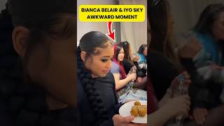 Bianca Belair & Iyo Sky Awkward Backstage Moment