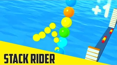STACK RIDER - Gameplay All Levels android ios