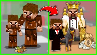 FROM POVERTY TO THE KINGDOM IS THE LIFE OF THE POOR! 🥰 - THE RICH POOR LIFE OF Minecraft