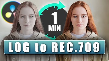 HOW TO convert LOG Footage to Rec.709 | Davinci Resolve 18 Tutorial