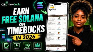How To Earn Solana on TimeBucks (Step-by-Step Guide)