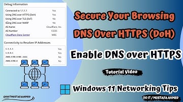 How to Enable DNS over HTTPS (DoH) in Windows 11 – Step-by-Step | Encrypt Your DNS Traffic