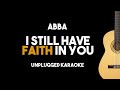 [Acoustic Karaoke] ABBA - I Still Have Faith In You (Unplugged Classical Guitar Version with Lyrics)