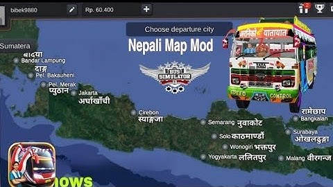 How to Add Nepali Map Mod in Bus Simulator Indonesia | Bussid v4.5 Map Tutorial 🔥🇳🇵