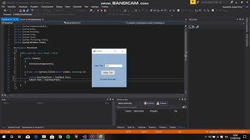 Store & Display USER INPUT from a TEXTBOX in C# (EASY BEGINNER PROGRAM IN 5 MINUTES)